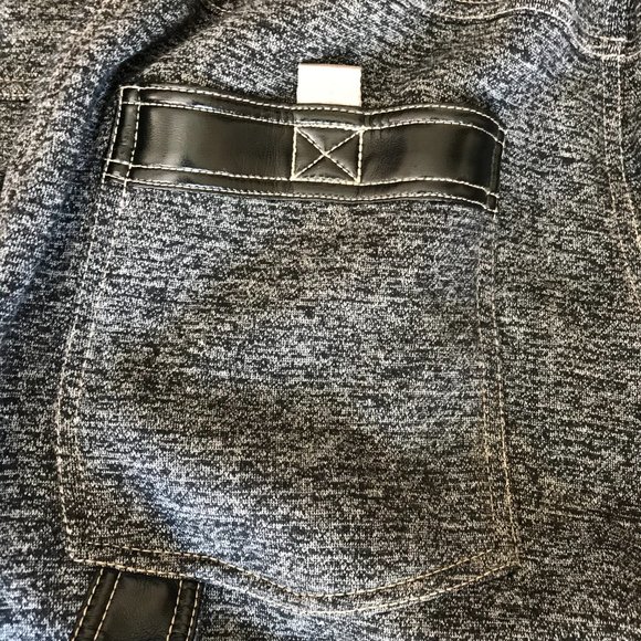 PCJ Heavyweight Sweat Pants Set Full Zip With Hoodie Embellished L - Picture 13 of 13